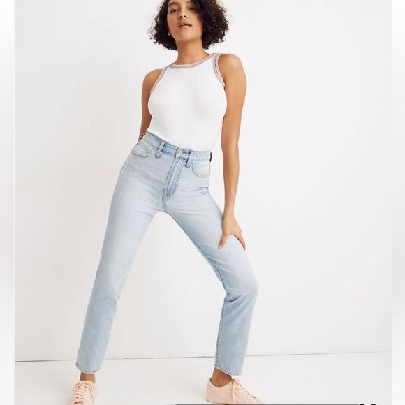 Madewell The Curvy Perfect Vintage Jean in fitzgerald Light wash rigid Size 29 - Picture 13 of 13